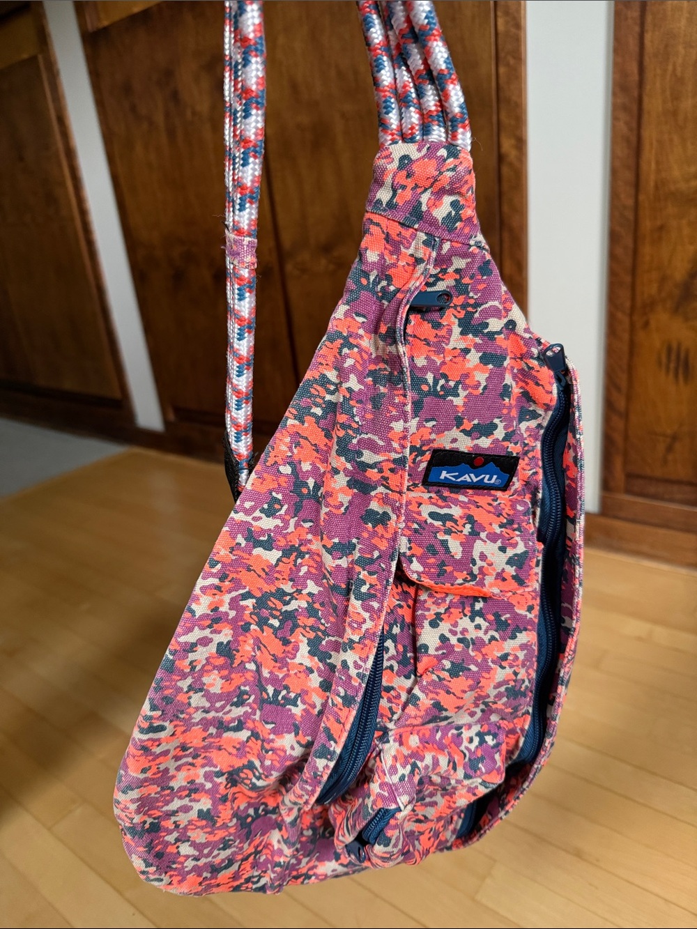 Kavu Rope Sling Bag — mini camo print